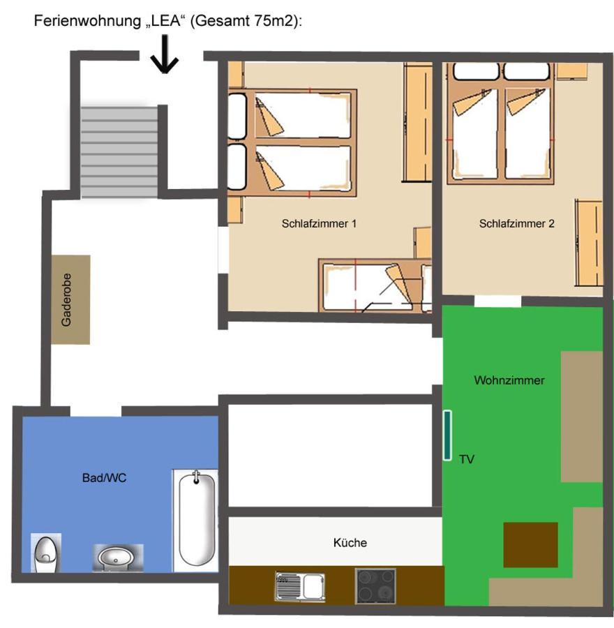 Appartement Lara & Lea 젤암질러 외부 사진